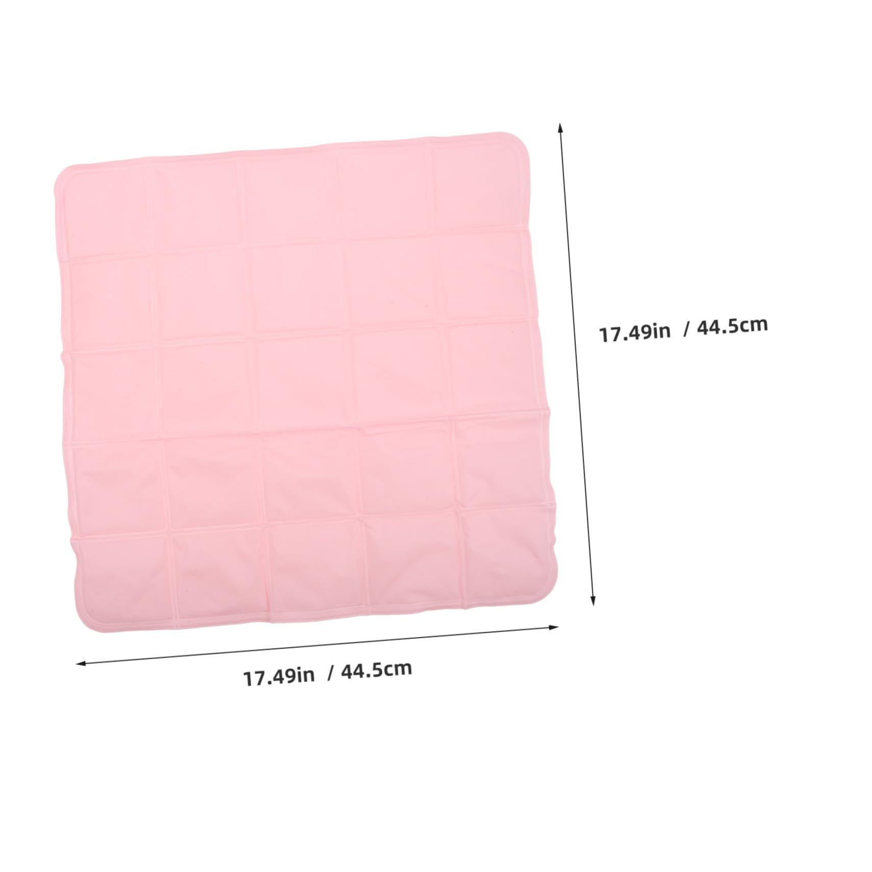 ibasenice Tapis De Glace pour Animaux De Compagnie Coussin De Refroidissement De Chien Tapis De Refroidissement pour Chenil pour Chien De ssement Portable Rose PVC