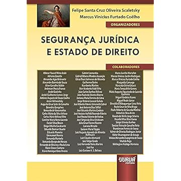 Capa do livro Segurança Jurídica e Estado de Direito