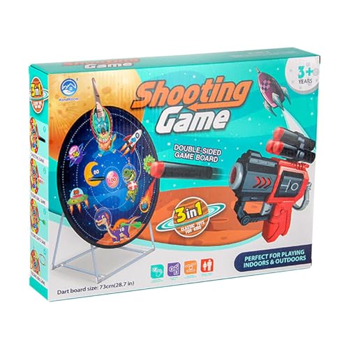 Duroecsain Juego de dardos para niños – Stickyball Diana con bolas adhesivas | Diana de doble cara con bolas adhesivas – Juego deportivo interactivo para, niñas y jóvenes