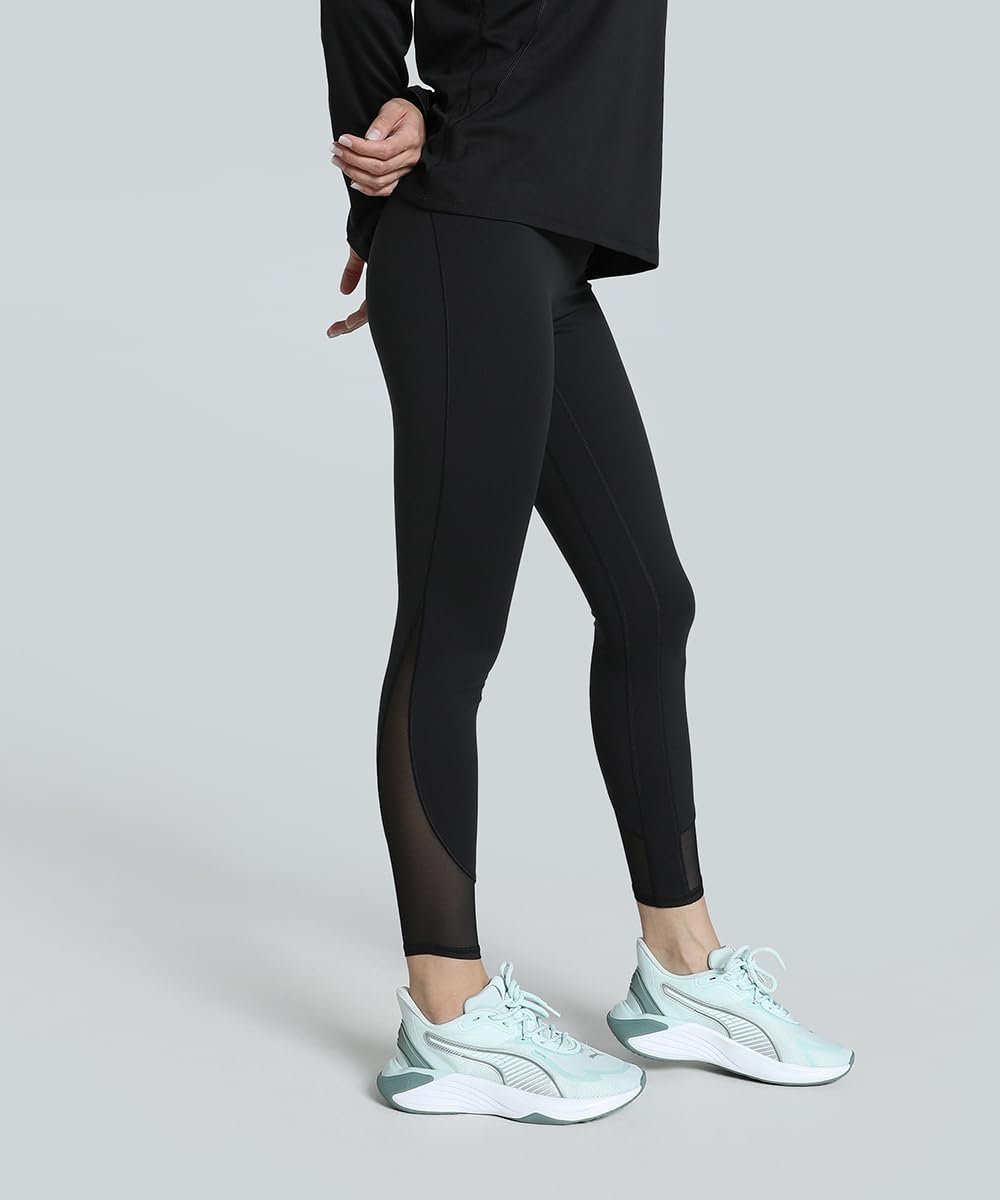 PUMA Damen CLOUDSPUN Hochgeschnittene 7/8 Leggings aus weichem Mesh