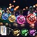 Produktbild 30 LED Lichterkette Außen Bunt, Lichterkette Außen Strom, 9M 18 Farben Wasserdicht IP65 G40 Glühbirnen Beleuchtung mit RGB Fernbedienung für Outdoor Weihnachten Garten Hof Hochzeit Party Balkon Deko