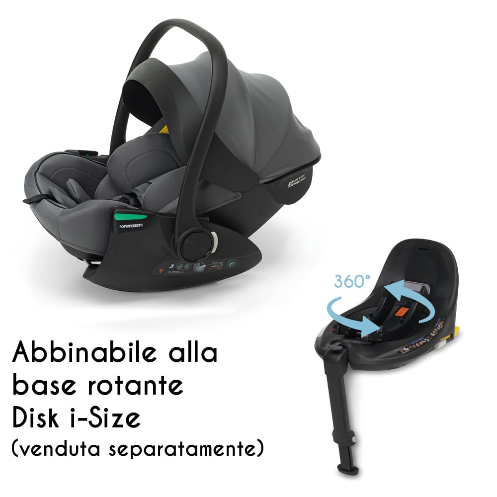 Foppapedretti Disk Infant Rekline i-Size Stone