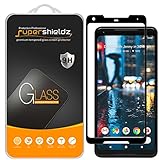 Supershieldz for Google Pixel 2 XL Tempered Glass Screen Protector, [Full Screen Coverage] Anti-Scratch, Bubble Free, Lifetime Replacement Warranty (Black)