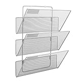 Praktisch: Der Wanddokumentenhalter ermöglicht es Ihnen, den Inhalt leicht zu erreichen, ideal für die Aufbewahrung von Dateien, Dokumenten, Mappen, Briefen, Papier, Zeitschriften, Büchern, Literaturen usw.
