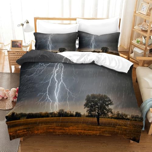 Housse de couette hypoallergique contre les allergies parure lit simple