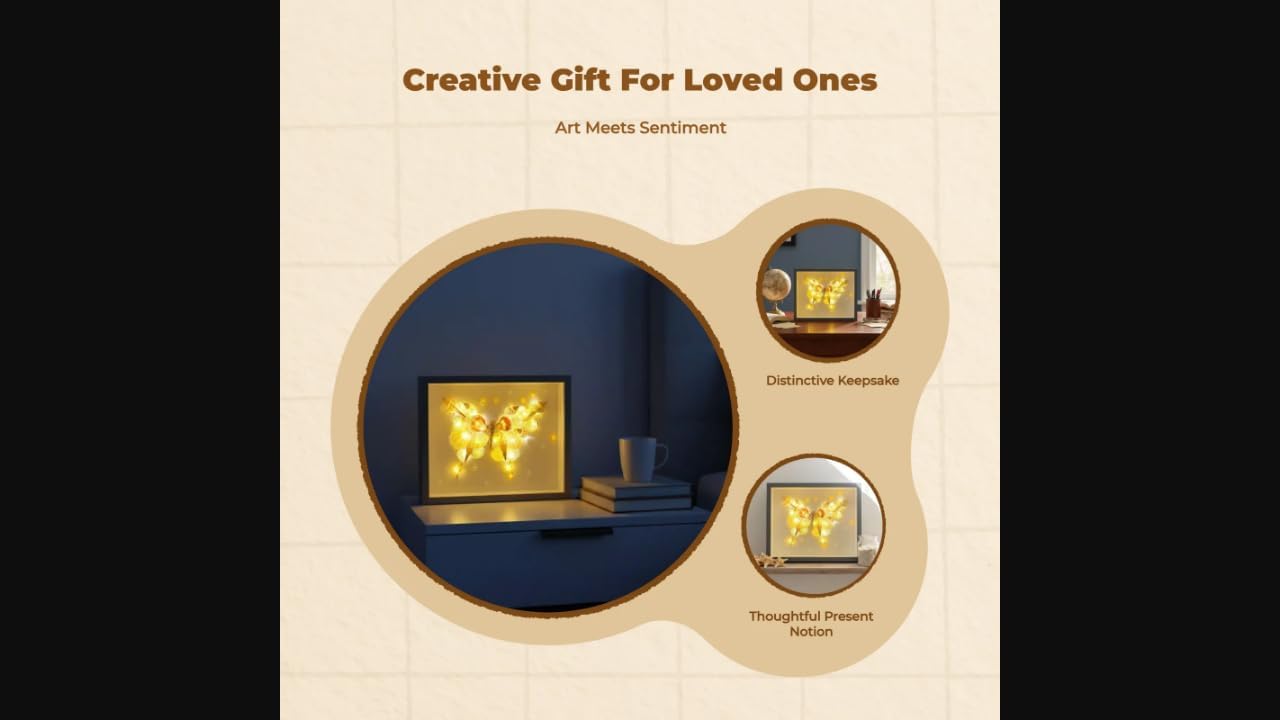 JAZZY PEARLS® DIY Conch Craft Kit, Night Light Picture Frame, Creative Display, Kids Gift, Home Decor Pearl 20.3cm-Arts, Crafts & Sewing-Model & Hobby Building-Model Kits-Diorama Kits