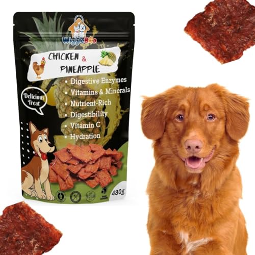 Image of 45g Chicken & Pineapple Dog & Puppy Treat | High-Protein Snack | Antioxidant-Rich | Crunchy & Healthy | Wholesome | Training | Easy to Digest
