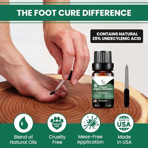 image for FOOT CURE Toenail Fungus Treatment Extra Strength - Best nail fungus t