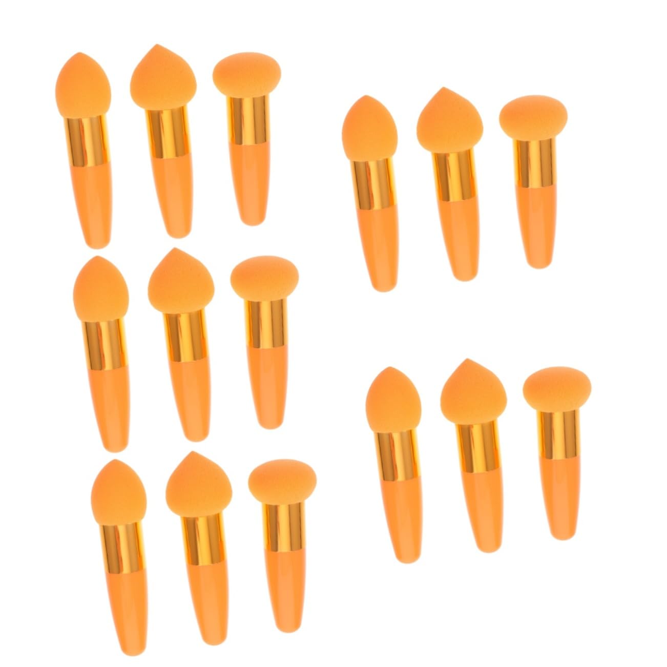 POPETPOP 15pezzi Pennelli Per Trucco Professionale Pennette Maneggevoli Per Fondotinta Liquido e Polvere Accessori Cosmetici Per Uso Domestico e Salone Di Bellezza