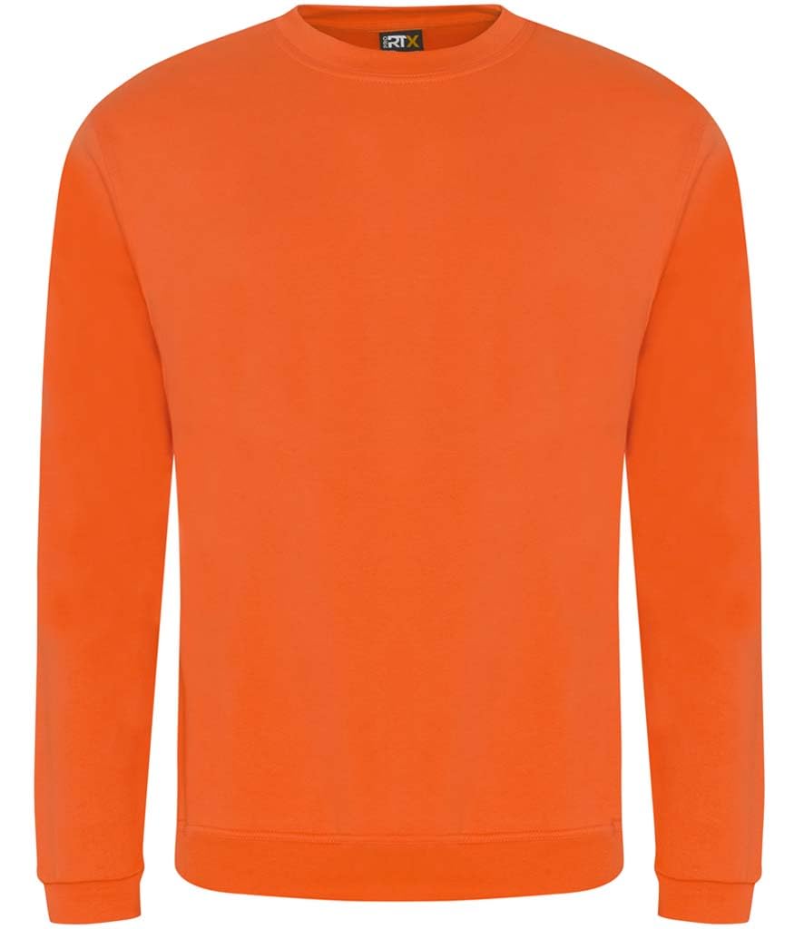 Super Lemon Men's Unisex Sweatshirt – Long Sleeve Casual Jumper for Work, Sports, Gardening, and Building, Ideal Workwear for Builders and Electricians (5XL, Orange)