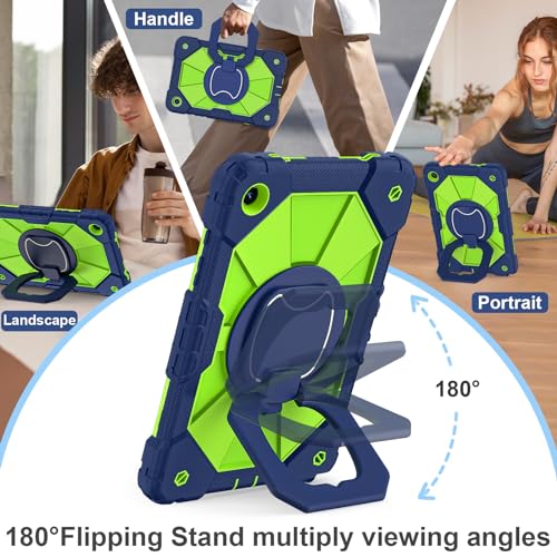 Image of Scnioy for Galaxy Tab A11+ Plus / A9+ Case 11 Inch 2025 /2023, Navy Green