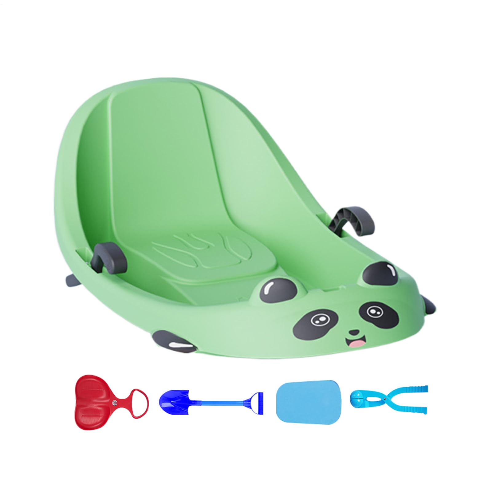 Luge de Neige pour Ergonomique et Familial | Luge Équipée d'un Frein Intégré pour les Petits Pour et Garçons par Temps Froid sur Collines Enneigées au Parc Jardin et