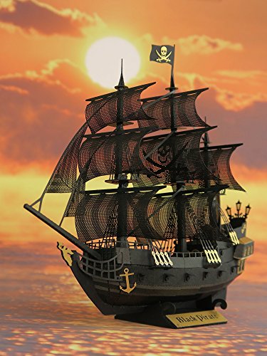 nanoblock NAN-PN124 Bausatz für schwarzes Piratenschiff – Bild 7