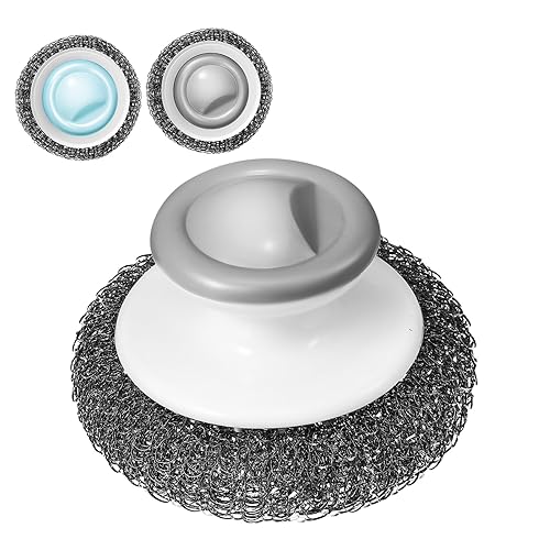 HAPINARY Stainless Steel Dish Brush Small Cleaning Brush for Kitchen Dish Washing Scrubber Set