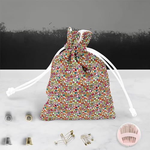 Image of ArtzFolio Doodle Hearts D2 | Pouch Wrist Potli Bag | Bag for Weddings & Casual Parties