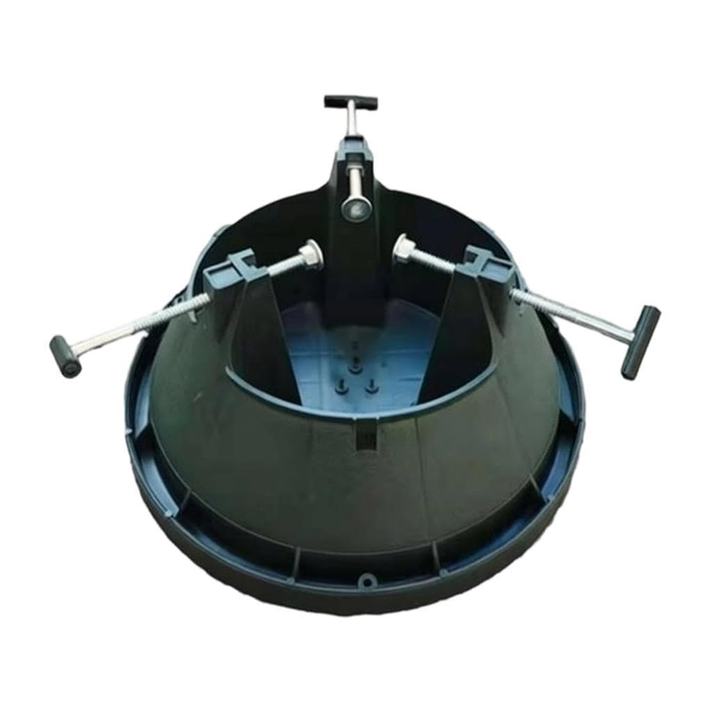 TISHITA Support de Sapin de Noël Support Arbre de Noël Socle Robuste Pied Stable Réservoir d'eau Matériau PP Adapté Aux Familles Décoration Saisonnière, M