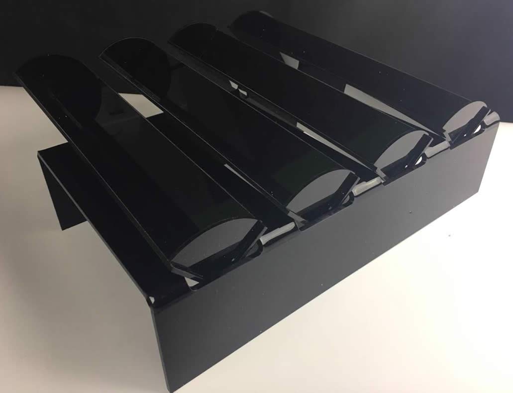 Portamacaron en plexiglass transparent résistant pour valoriser vos desserts