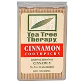 Tea Tree Therapy Cinnamon Toothpicks (12x100 CT)