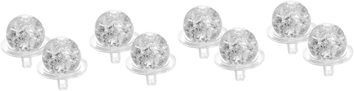 Mipcase 4 Sets Plastic Glass Decorative Sphere Tabletop Craft Glass Ball Decor