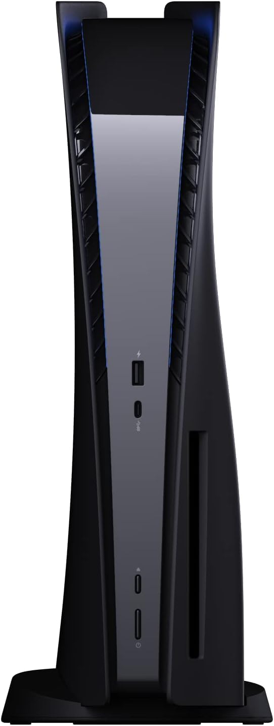 EGOTECH 5ides Custodia Protettiva per PS5 Disc Edition, Doppia Cover Antigraffio per Playstation 5, Custodia Prtettiva Antigraffio Antipolvere (BLACK)