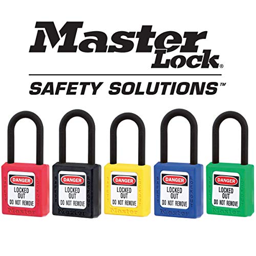 Cadenas de consignation isolant Master Lock bleu avec anse thermoplastique - 8