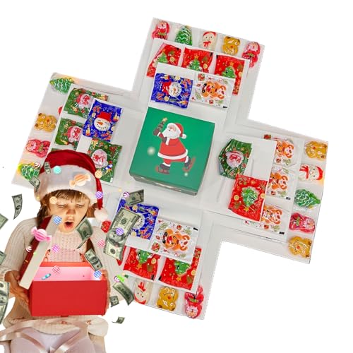 Cajas de regalo y suministros navideños para decorar el salón