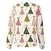Scrub Jackets for Woman Christmas Plus Size Long Sleeve Snap Front Nurse Workwear Uniforms Xmas Printed Medical Shirt Christmas Scrubs