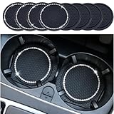 Photo Gallery superfindings 8pcs 2 stili auto coppa sottobicchiere silicone antiscivolo portabicchieri bling veicolo inserire sottobicchiere cristallo strass auto accessori interni nero bevanda auto tazza mat Photo Gallery superfindings 8pcs 2 stili auto coppa sottobicchiere silicone antiscivolo portabicchieri bling veicolo inserire sottobicchiere cristallo strass auto accessori interni nero bevanda auto tazza mat