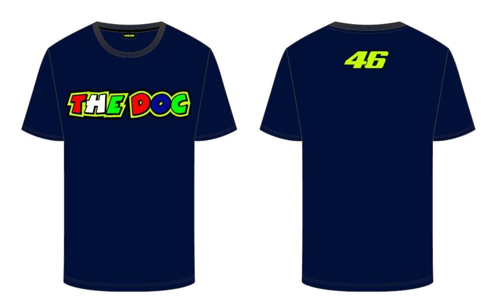 Valentino Rossi Unisex Vr46 Fan T-Shirt (1er Pack)