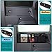 Hudiriy Trunk Mate Suction Organizer Compatible with Ineos Grenadier 2020-2026 Oxford Rear Side Window Storage Bag Multi-Compartment Interior Accessories (Left)
