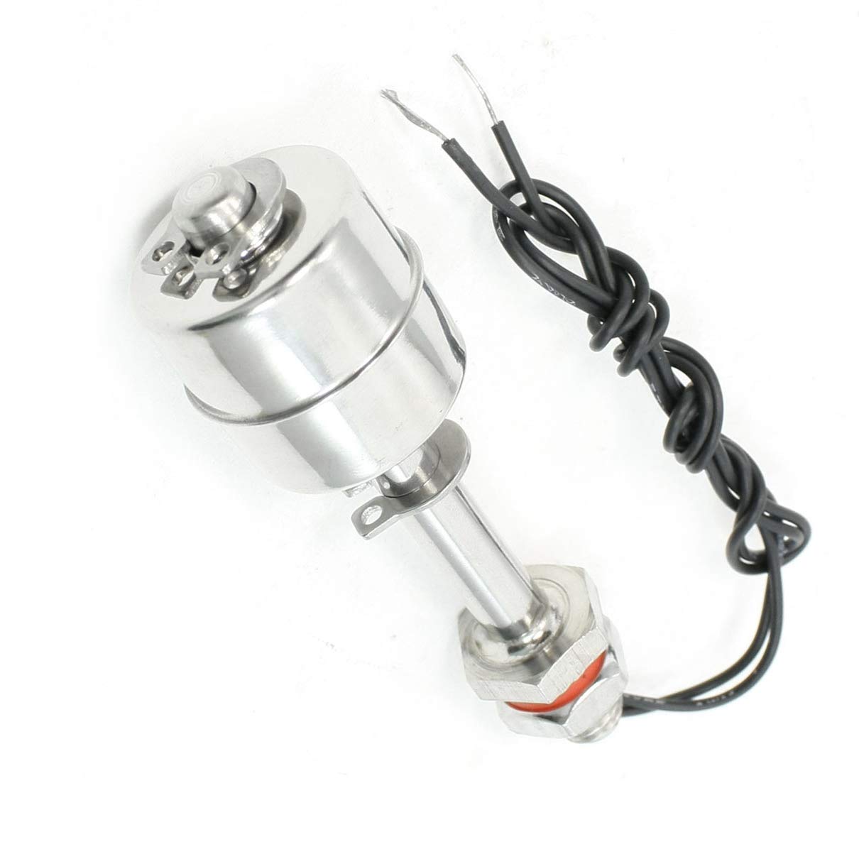 interruptor electronico ZS7510 Sensores y alarmas for el hogar de 7,5 cm, interruptor de Sensor de alarmas y detectores de agua flotantes de nivel de agua de acero inoxidable largo
