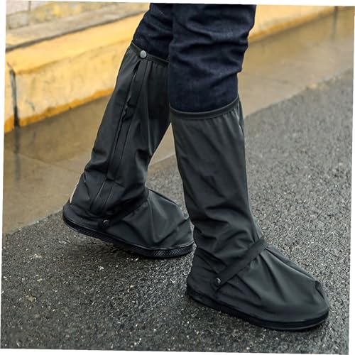 Cubrecalzados con cremallera para hombre y mujer, reutilizables para días de lluvia, fáciles de poner y quitar miniatura 4