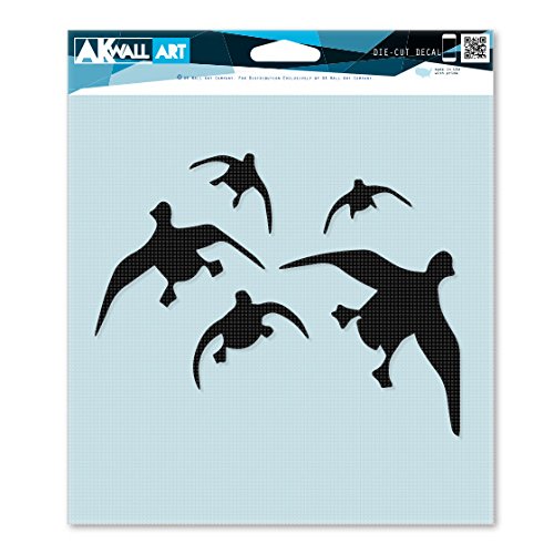 Ducks Flying Shoot Hunt Hunting - Vinyl Decal - Car Truck Laptop - SELECT SIZE