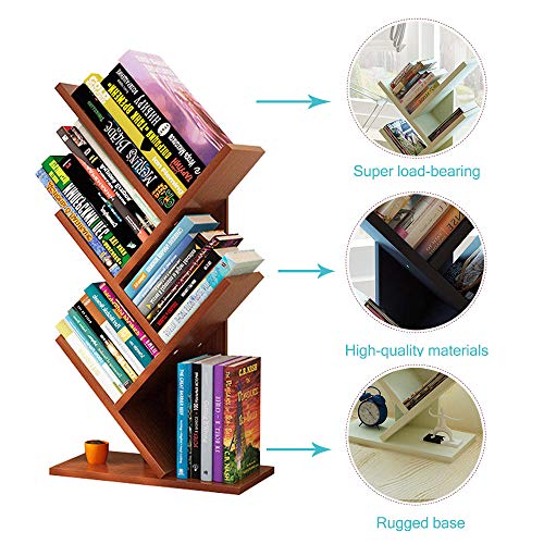 Libreria creativa semplice in legno, scaffale