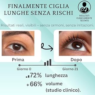 Siero ciglia allungante I 5ml I Formula vegana senza ormoni I Ciglia più lunghe, folte e sane I Delicato sugli occhi sensibili I Piegaciglia in omaggio I Crescita naturale e volume I Auravena