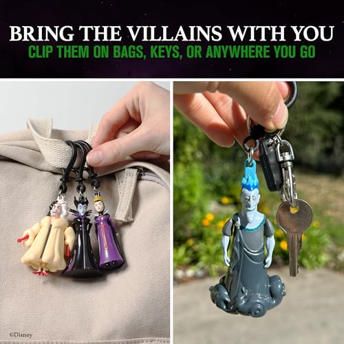 Disney Villains Chibi in Motion 4-Pack Bag Charms with Mystery Figure by Bulls I Tys - Image 6