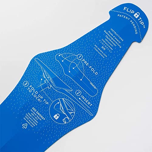 Ass Savers Regular Saddle Mudguard, 23-35 Mm Tires, Generation 4, Maximum Protection, Rainy Rides, No Tools Mount, Patented Flip Tip, Lightweight, Stable, Self Centering, Commuter, Road, Black #TOP3