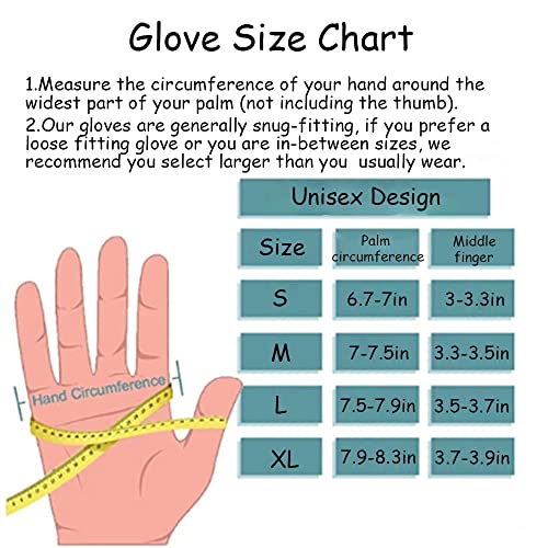 Rocking Horce Winter Waterproof Warm Gloves Men Women Touch Screen Lightweight Windproof Gloves For Running Cycling Driving And Outdoor Work (Black, X-Large) #TOP5