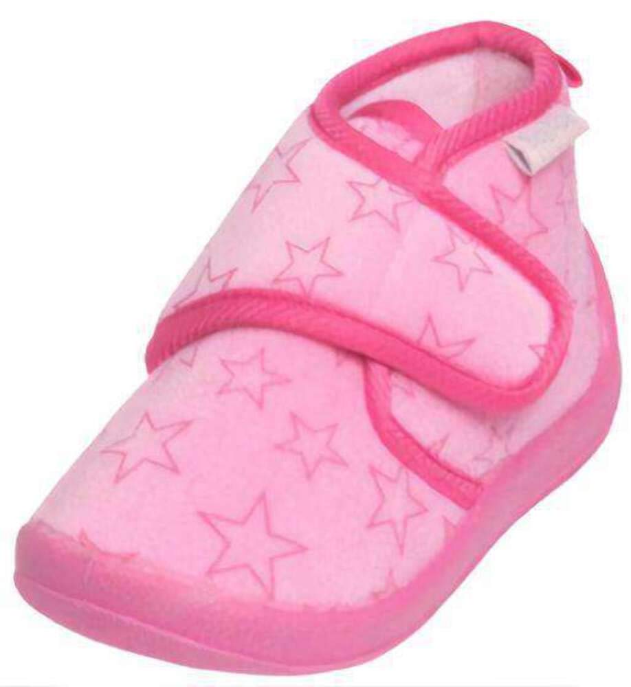 Playshoes GmbH Velcro Stars, Unisex Babies’ Walking Baby Shoes, Pink (lightpink), 2.5 Child UK (18/19 EU)