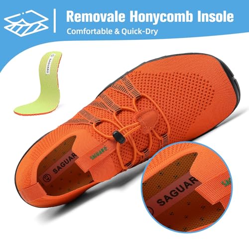 Image of Mishansha Water Shoes for Women Men, Quick-Dry Barefoot Swim Shoes with Drainage Holes, Lightweight Aqua Shoe for Beach Pool River Boating Yoga Walking