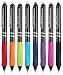 Mr. Pen- Retractable Gel Pens, 8 Pack, Vibrant Barrels, Fast Dry, Colorful Ink Gel Pens Fine Point 0.7mm