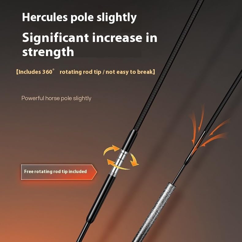 Canna da Pesca per Torrente Canna da Pesca Estremamente Leggera, Piccola, Completa, Canna da Pesca Ultraleggera in Carbonio Duro, Canna da Pesca a Mano Canna da Pesca compatta(5.7M)