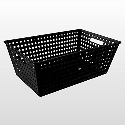 Cestão One, 59,5 x 38,8 x 22,3 cm, Preto, Coza