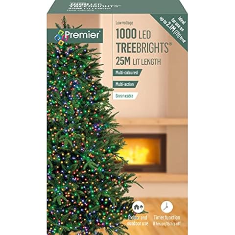 Premier 1000 LED Multi-Colour Tree Lights Cover