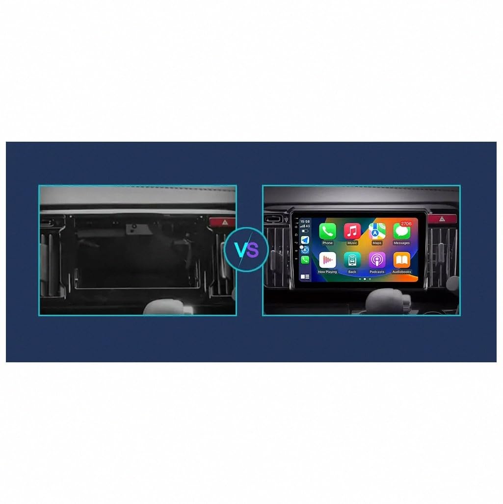 Car Stereo Carplay Radio de Coche para Honda N-WGN 2013-2019 Soporta Bluetooth, Control Volante, USB, WiFi, 4G, Mirror-Link, GPS Navegador/Radio FM, 8 Nuclear 4G+64G
