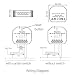 MoesGo WiFi Mini DIY RF433 Persianas enrollables inteligentes, módulo de interruptores para...