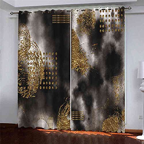 Rideau occultant isolant thermique pour chambre salon rideau de fenêtre moderne 200x160 cm