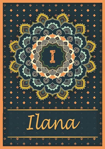 Ilana: Carnet de notes A5 | Prénom personnalisé Ilana | Monogramme I | Cadeau d'anniversaire pour Ilana: Carnet de notes A5 | Prénom personnalisé Ilana | Monogramme I | Cadeau d'anniversaire pour