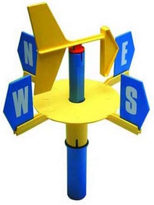 hand2mind Plastic Weather Vane, Wind Instruments, Science Supplies for Classroom, Mini Wind Vane, Weather Tools for Classroom, Wind Science, Classroom Tools, Wind Indicator, Preschool Science