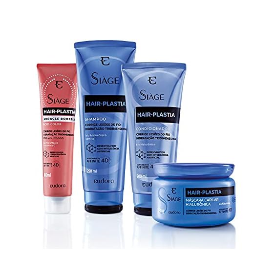 Eudora Kit Siàge Hair Plastia com Booster Acid Color (4 itens)